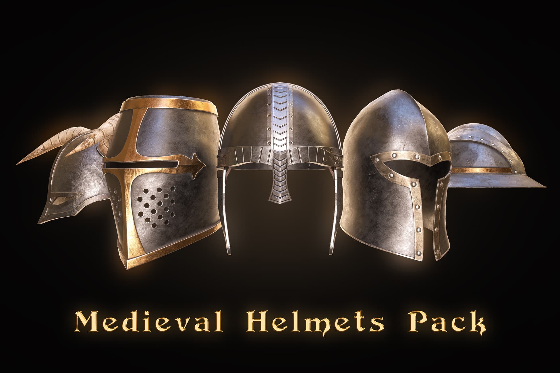 Medieval Helmets Pack