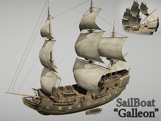 Sailboat Galleon