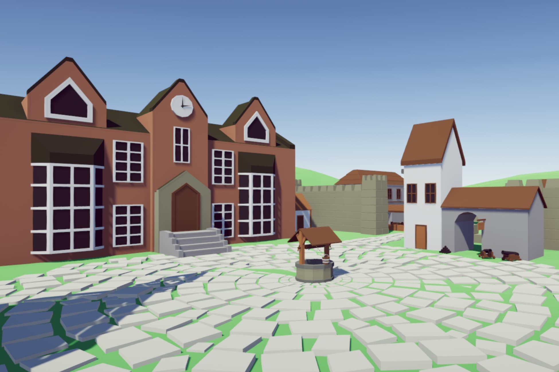 Low Poly Medieval Buildings 3