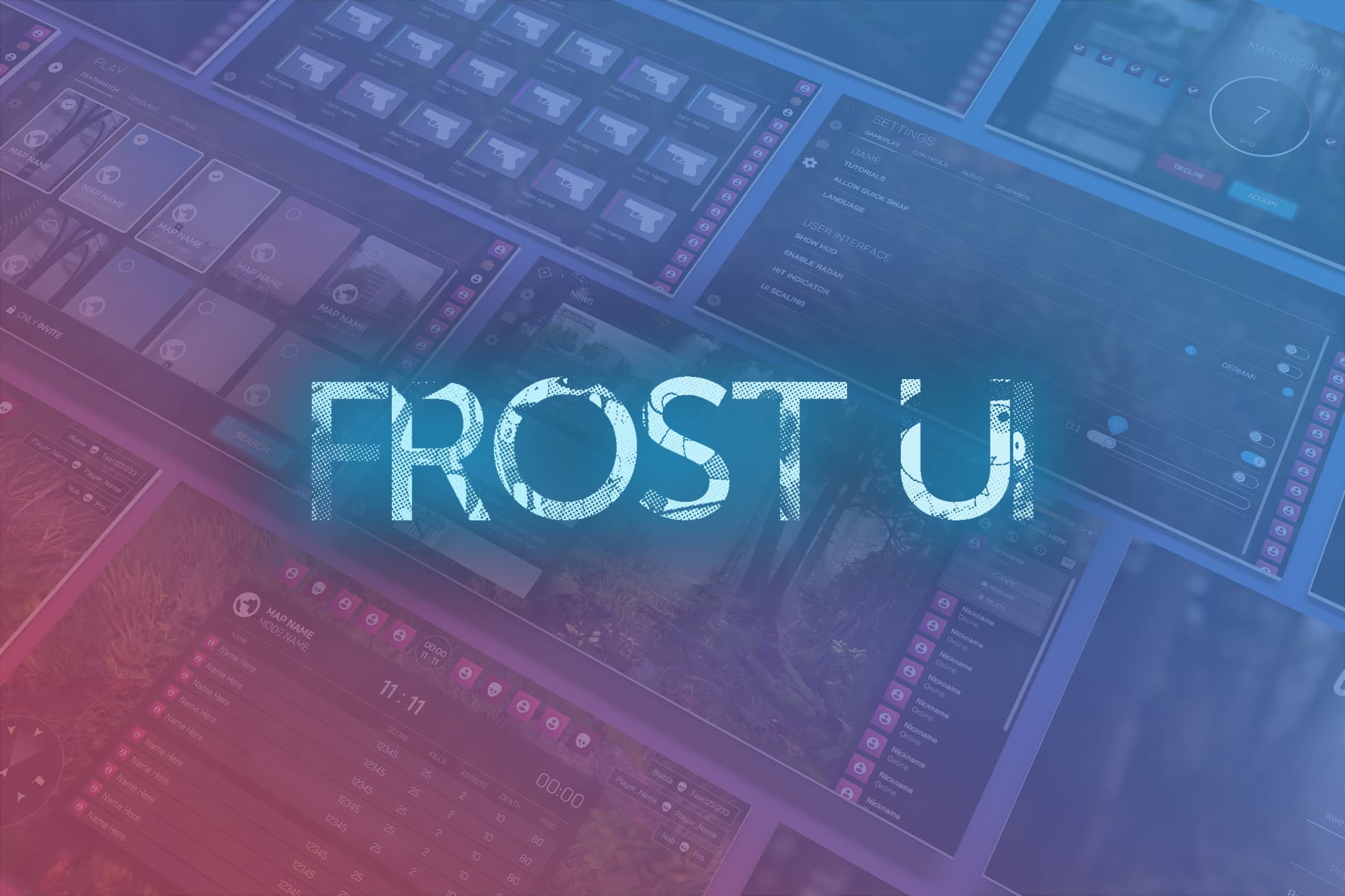 Frost - Complete UI