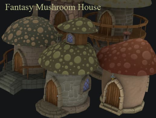 Fantasy Mushroom House