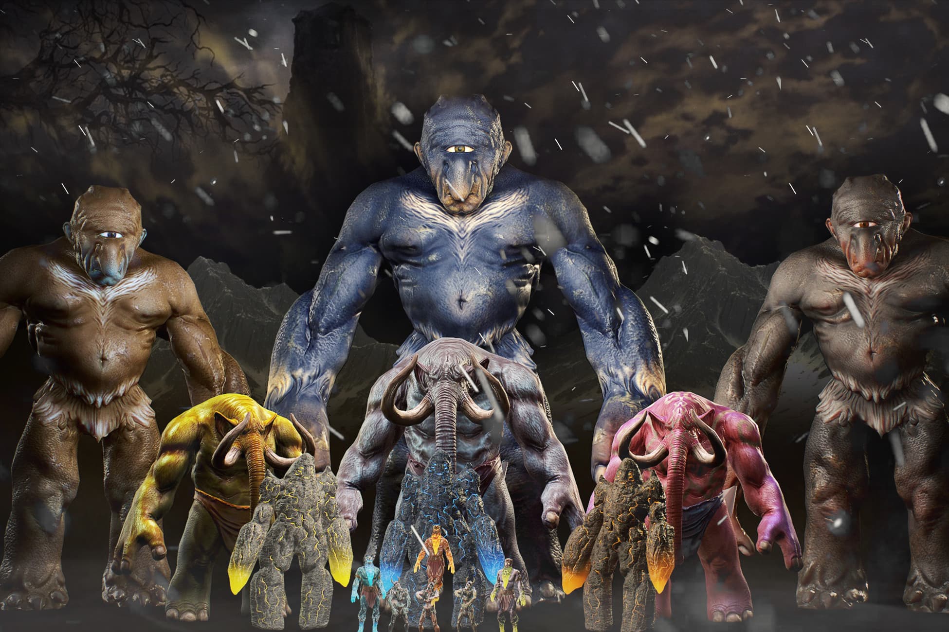 Mythological Creatures Pack - Norse