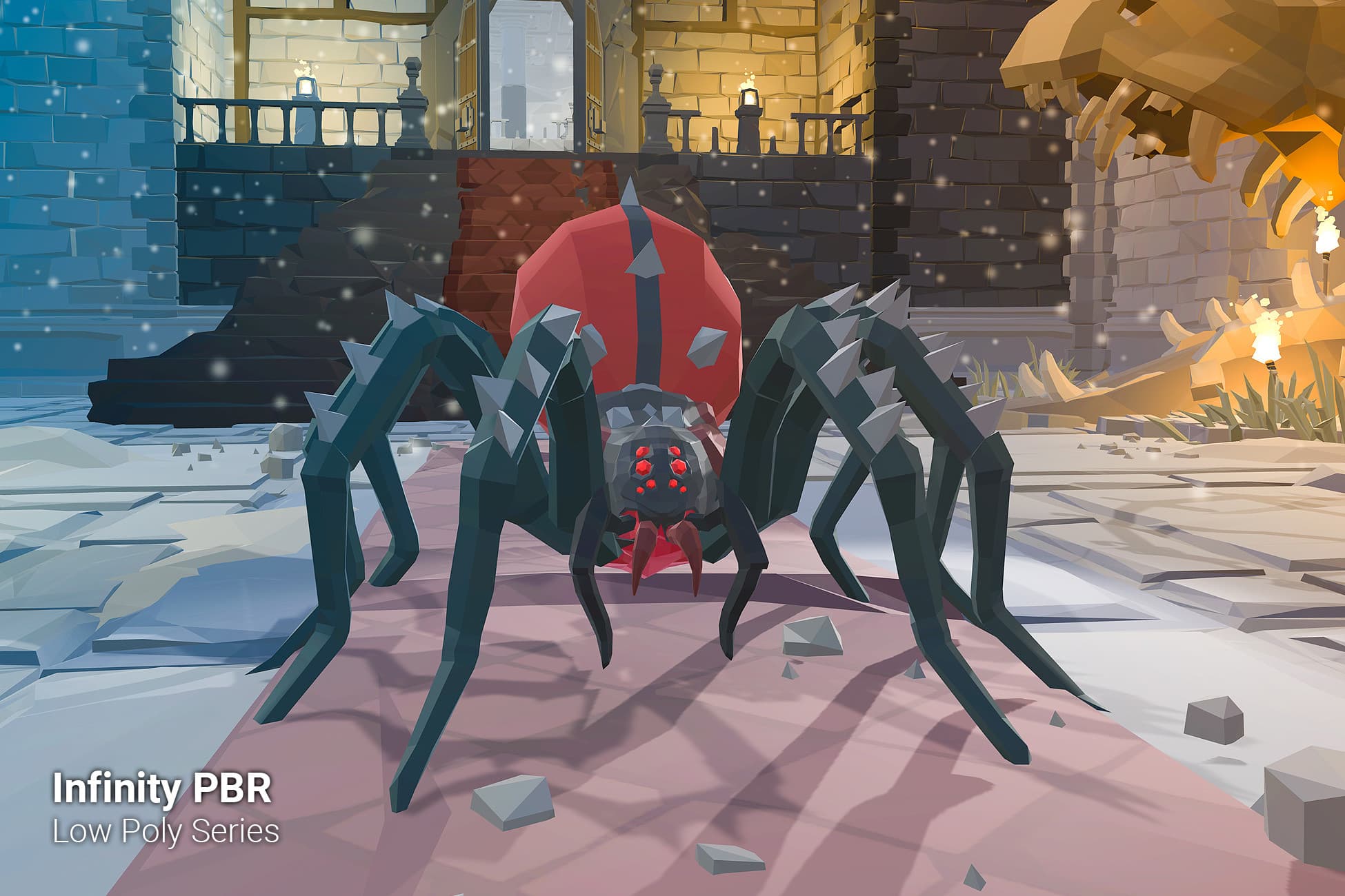 Low Poly Character - Spider - Fantasy RPG