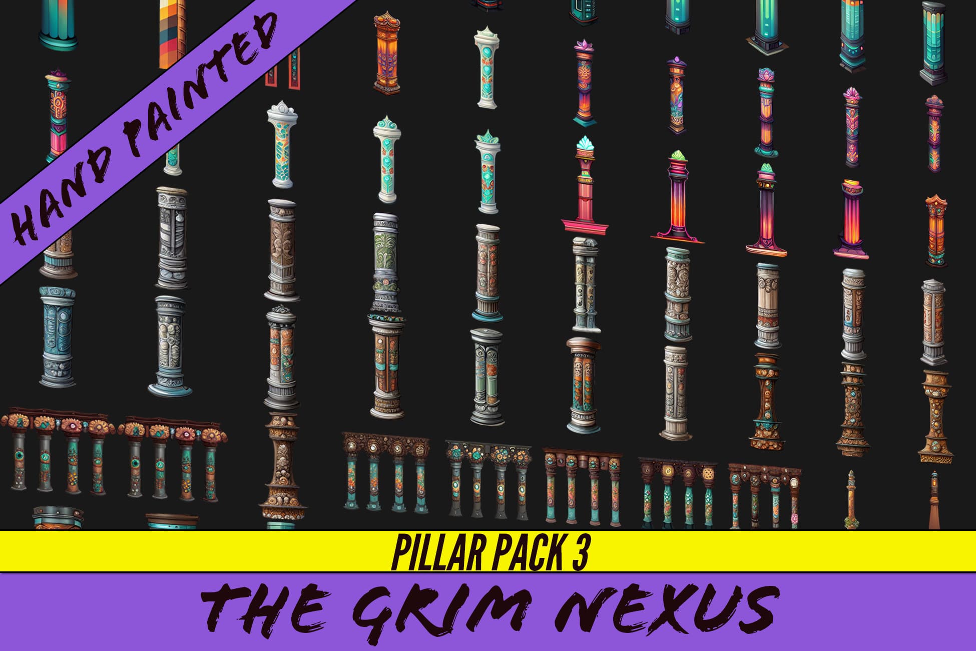 Grims Props - Pillar Pack 3