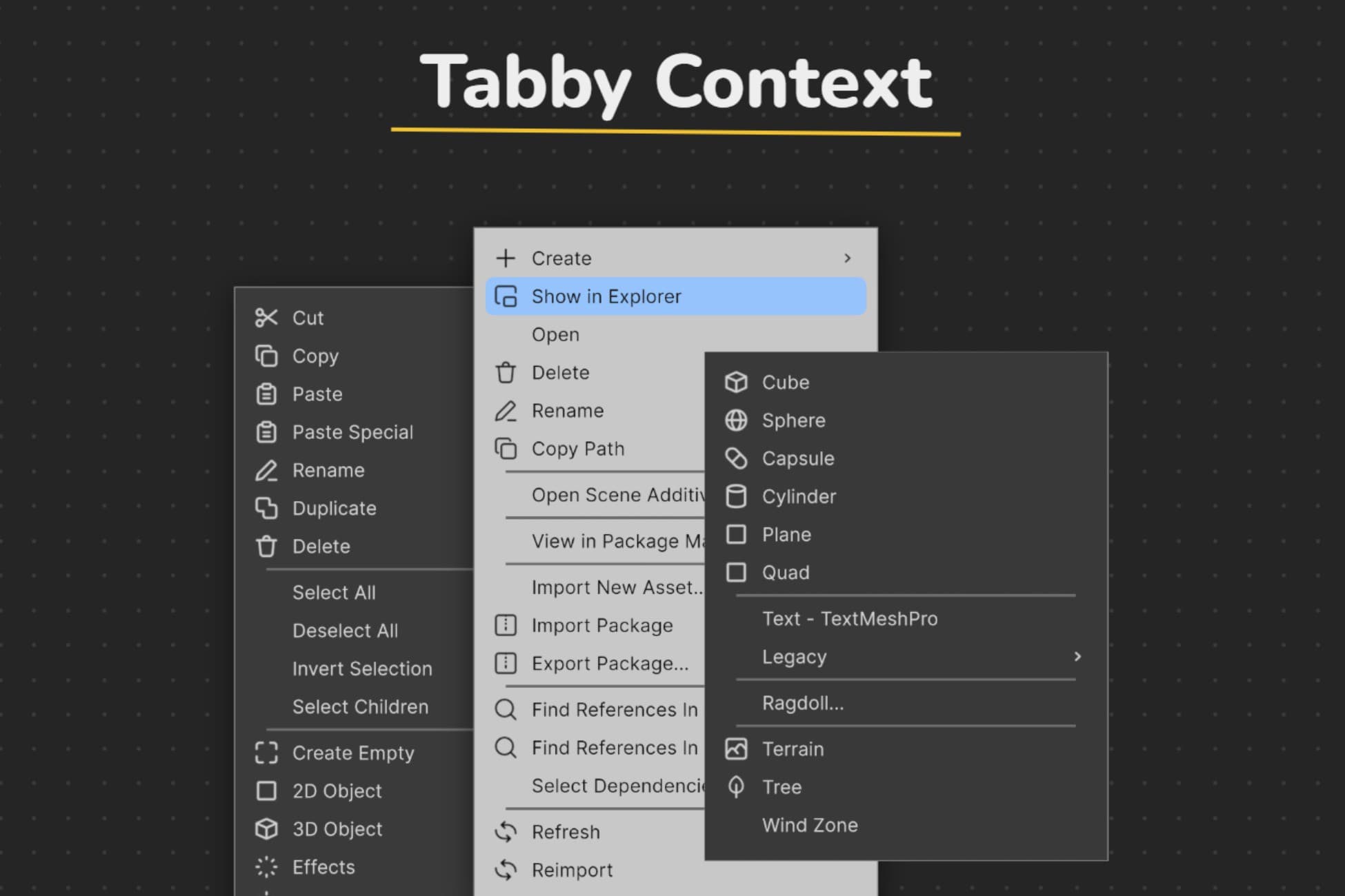 Tabby Context - Enhanced Context Menus