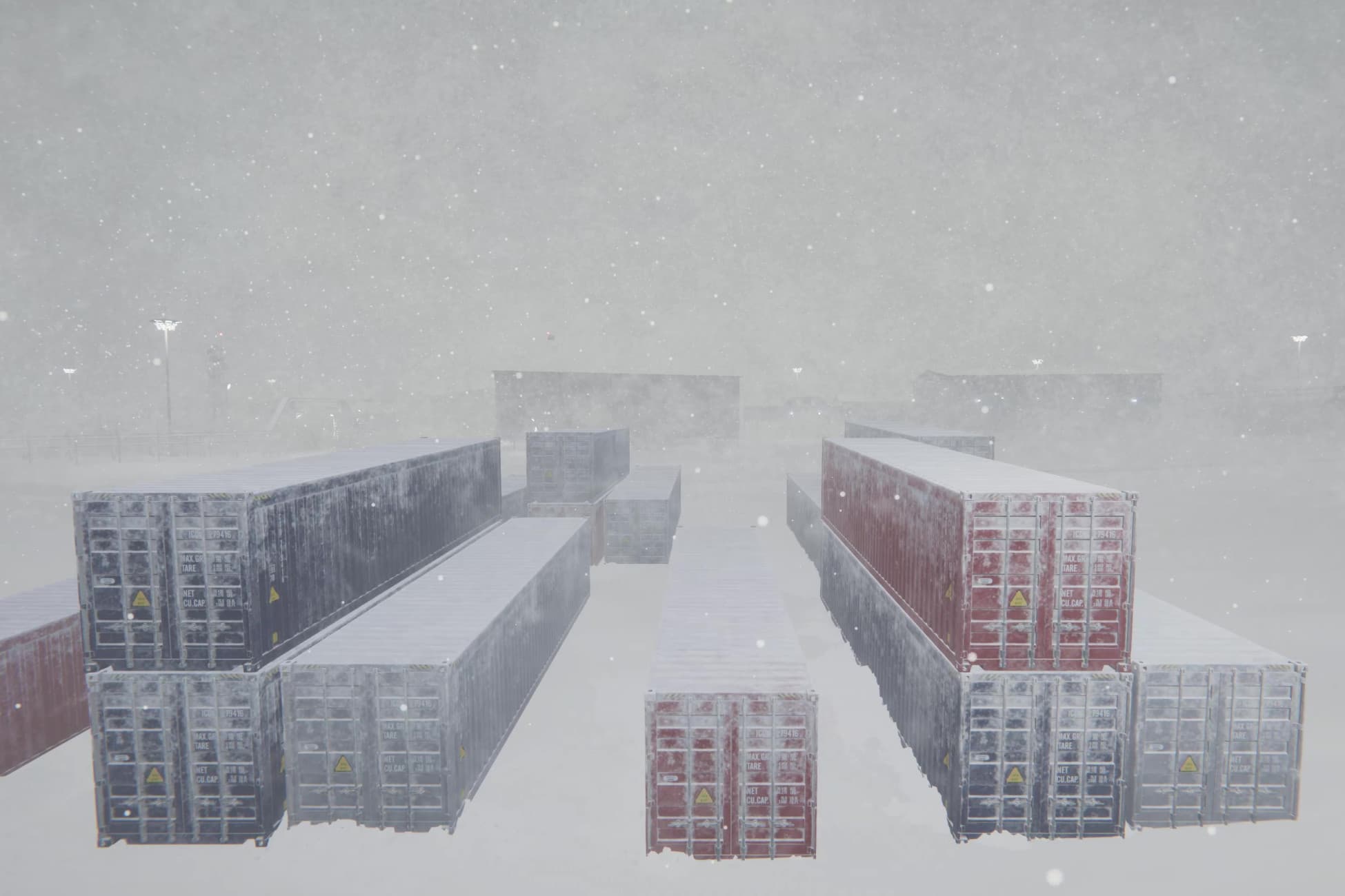 Real snow effects