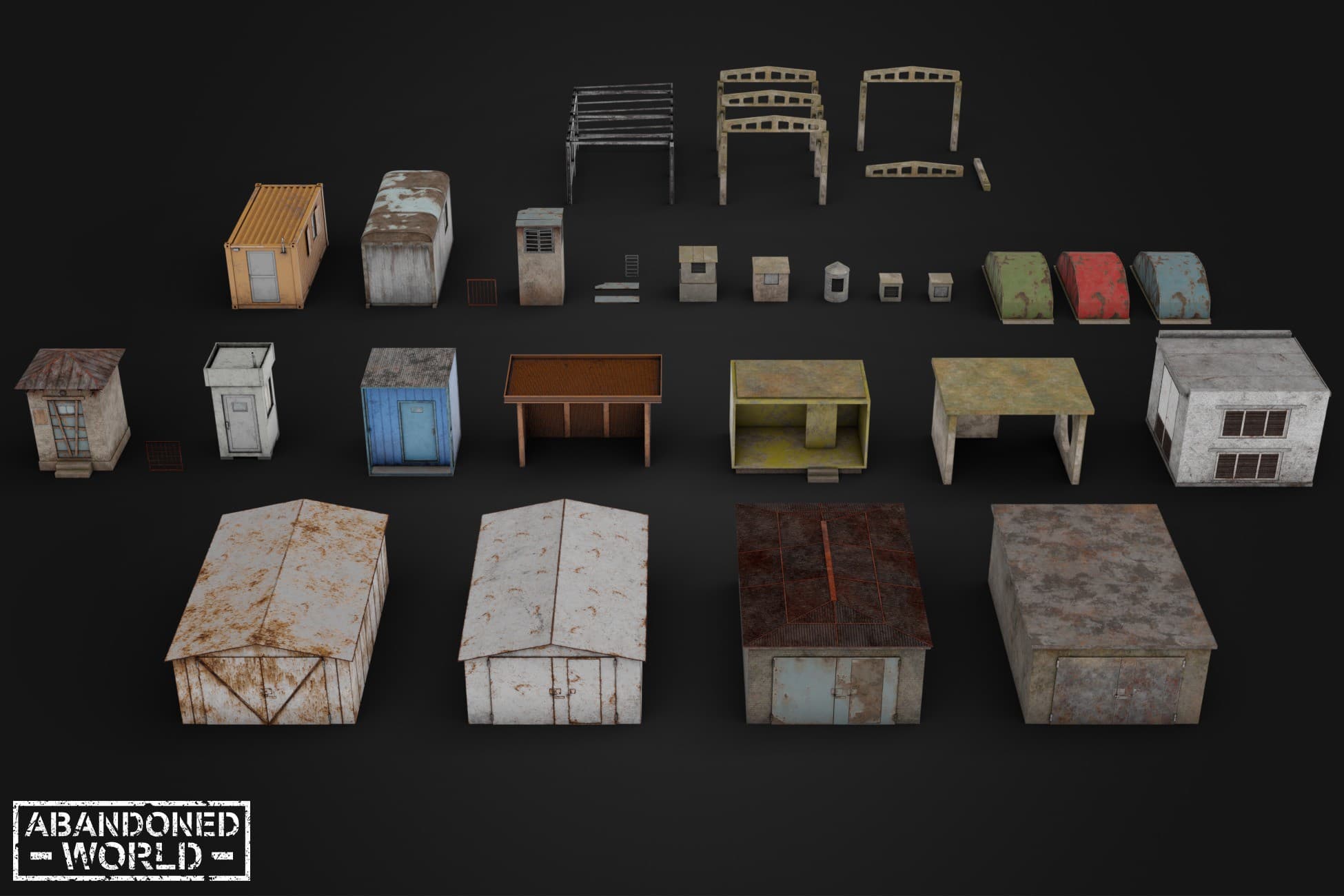 Old Small Buildings Pack