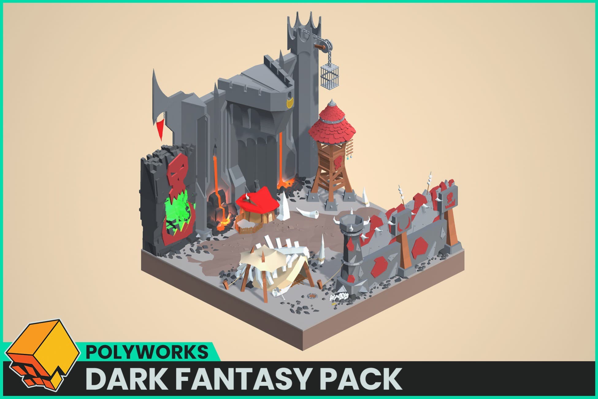 Low Poly Dark Fantasy Pack - Polyworks