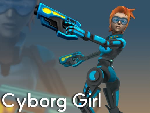 Sci-Fi Cyborg Girl
