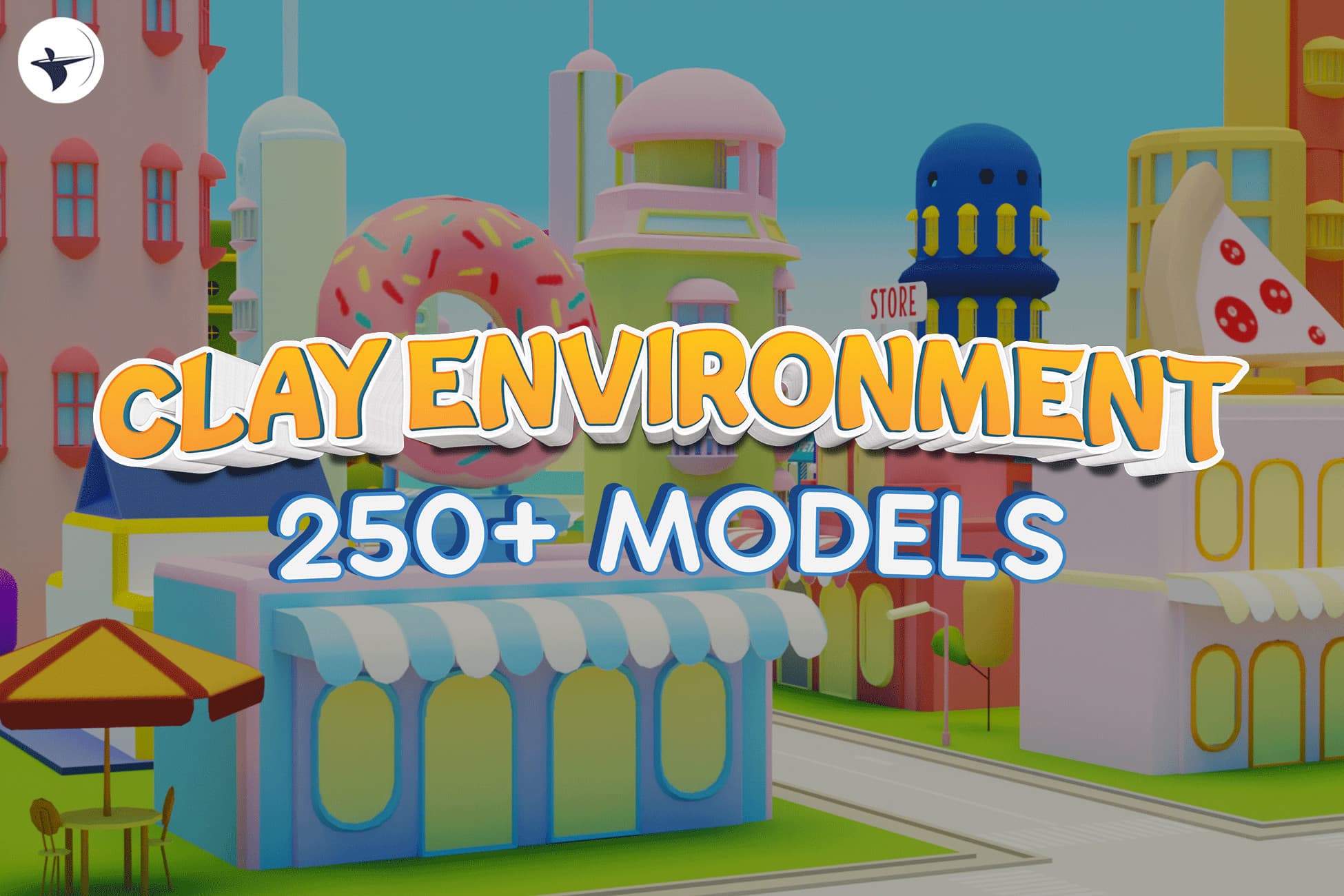 Clay City: Stylized Environment Pack (Built-in + URP + HDRP)