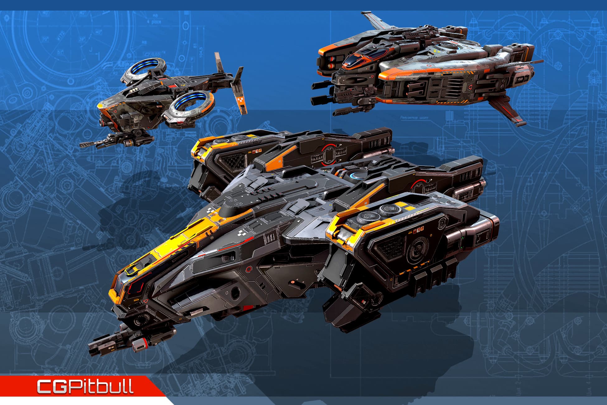 3 Sci Fi Aircrafts