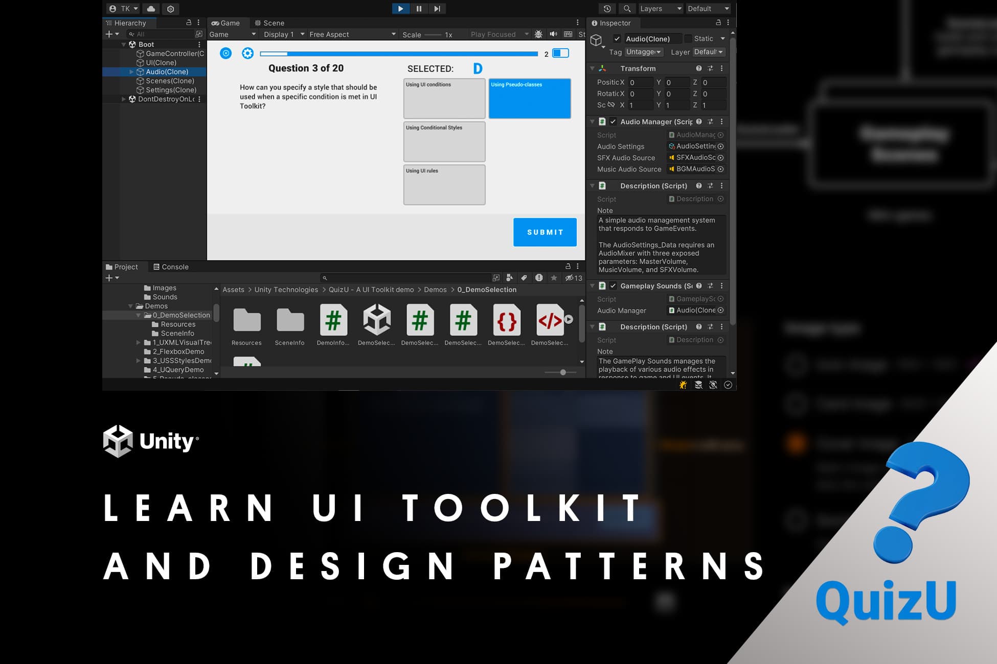 QuizU - A UI toolkit sample