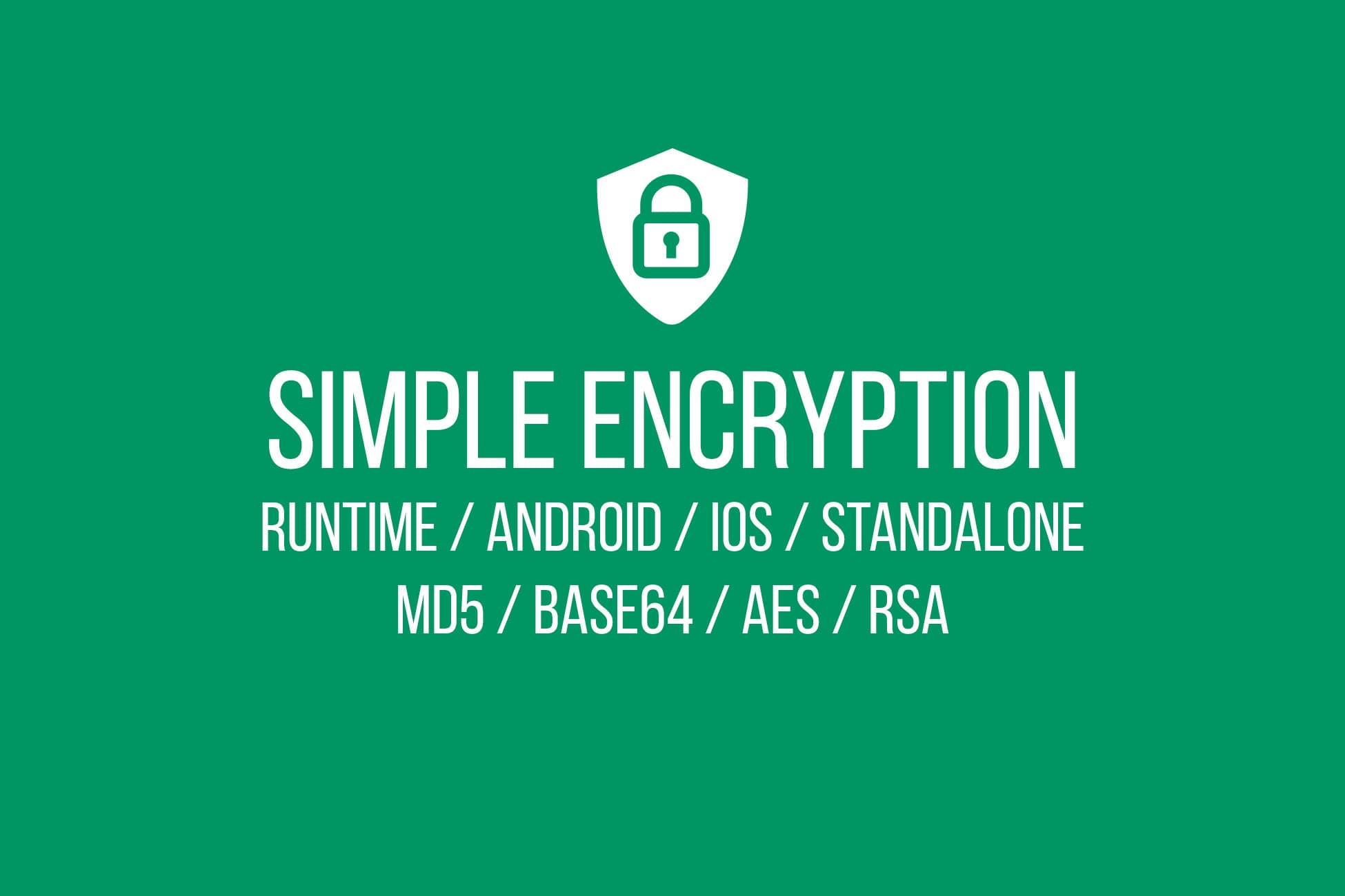 Simple Encryption (Md5, Base64, AES, RSA)