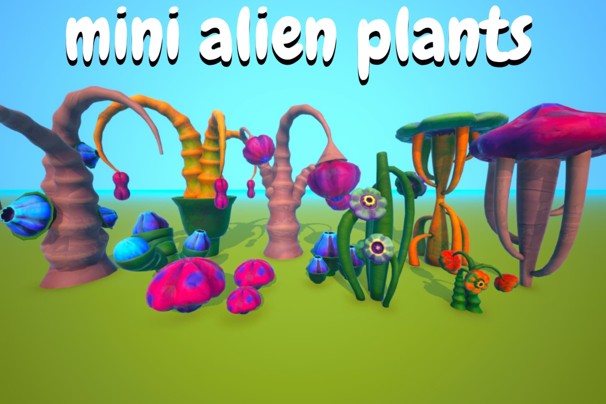 Mini Modular Alien Plants