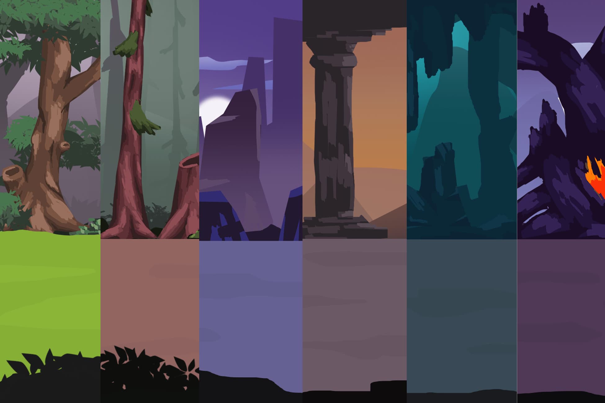 2D Parallax Background Vol 3