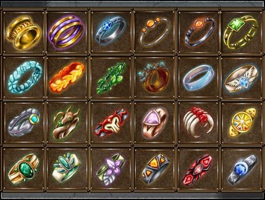 Fantasy Hand Painted Ring Icon Pack