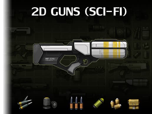2D GUNS (SCI-FI)