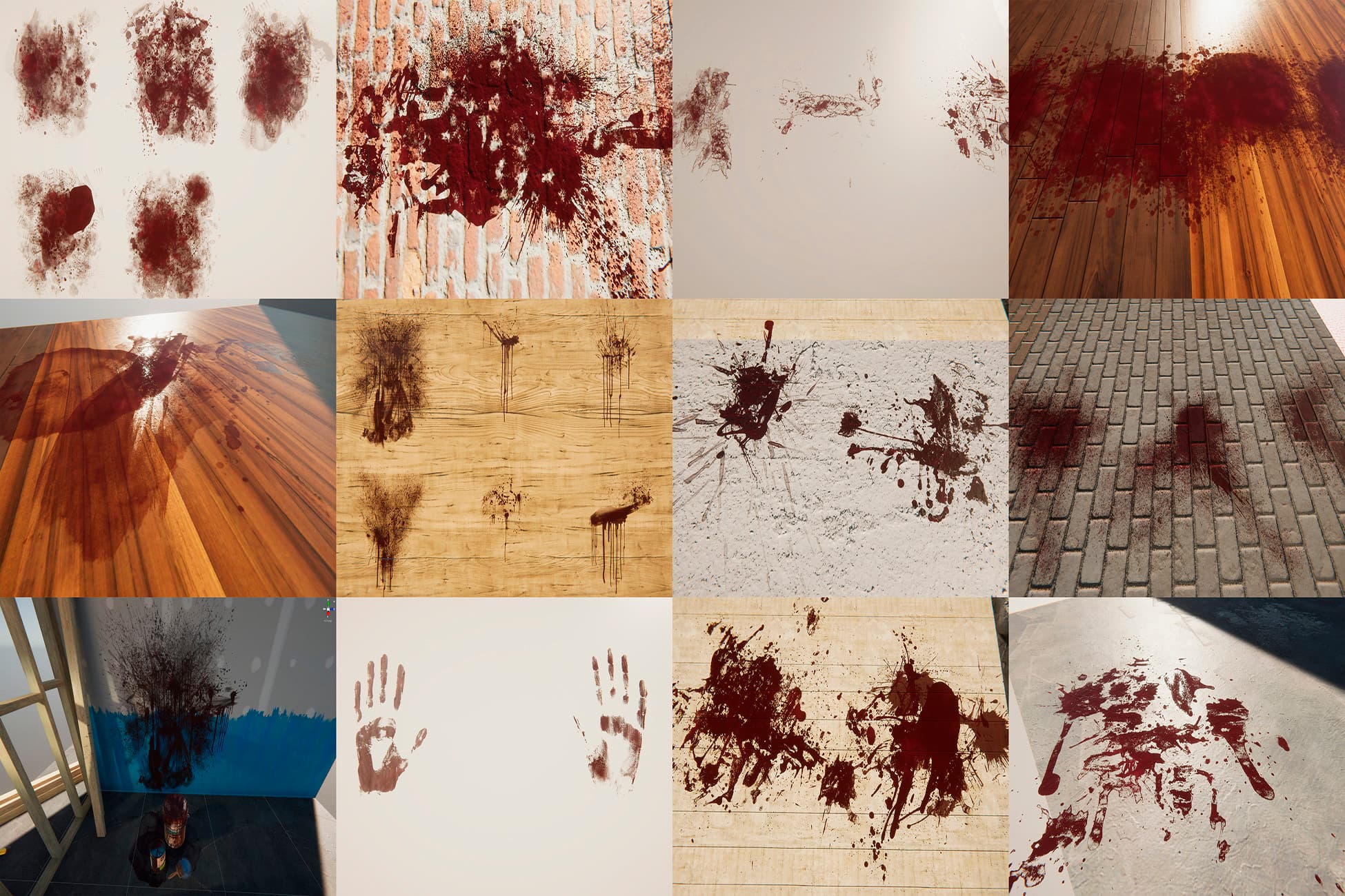 Blood Decals 4K