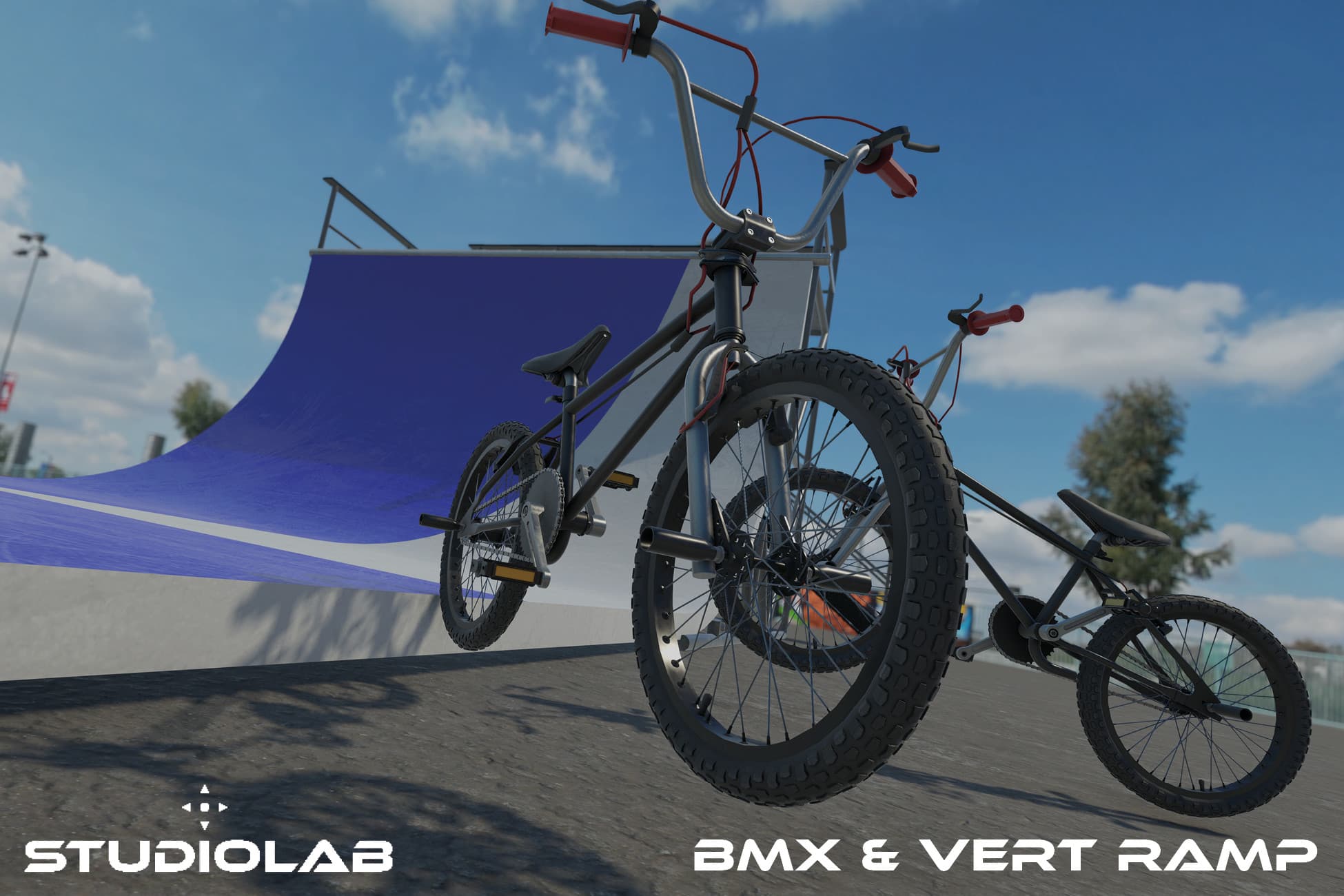 BMX Bike & Vert Ramp