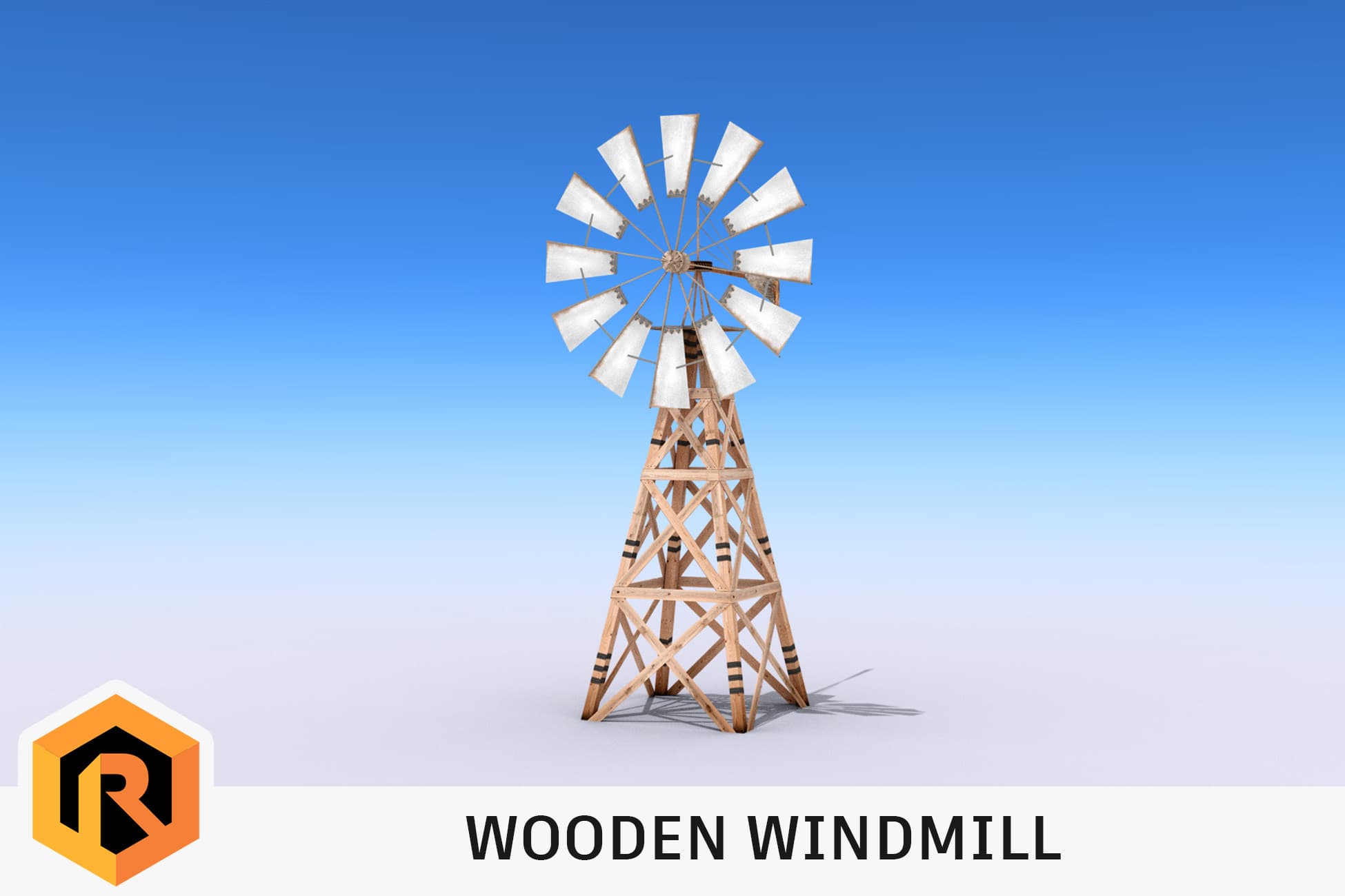 Wooden Windmill