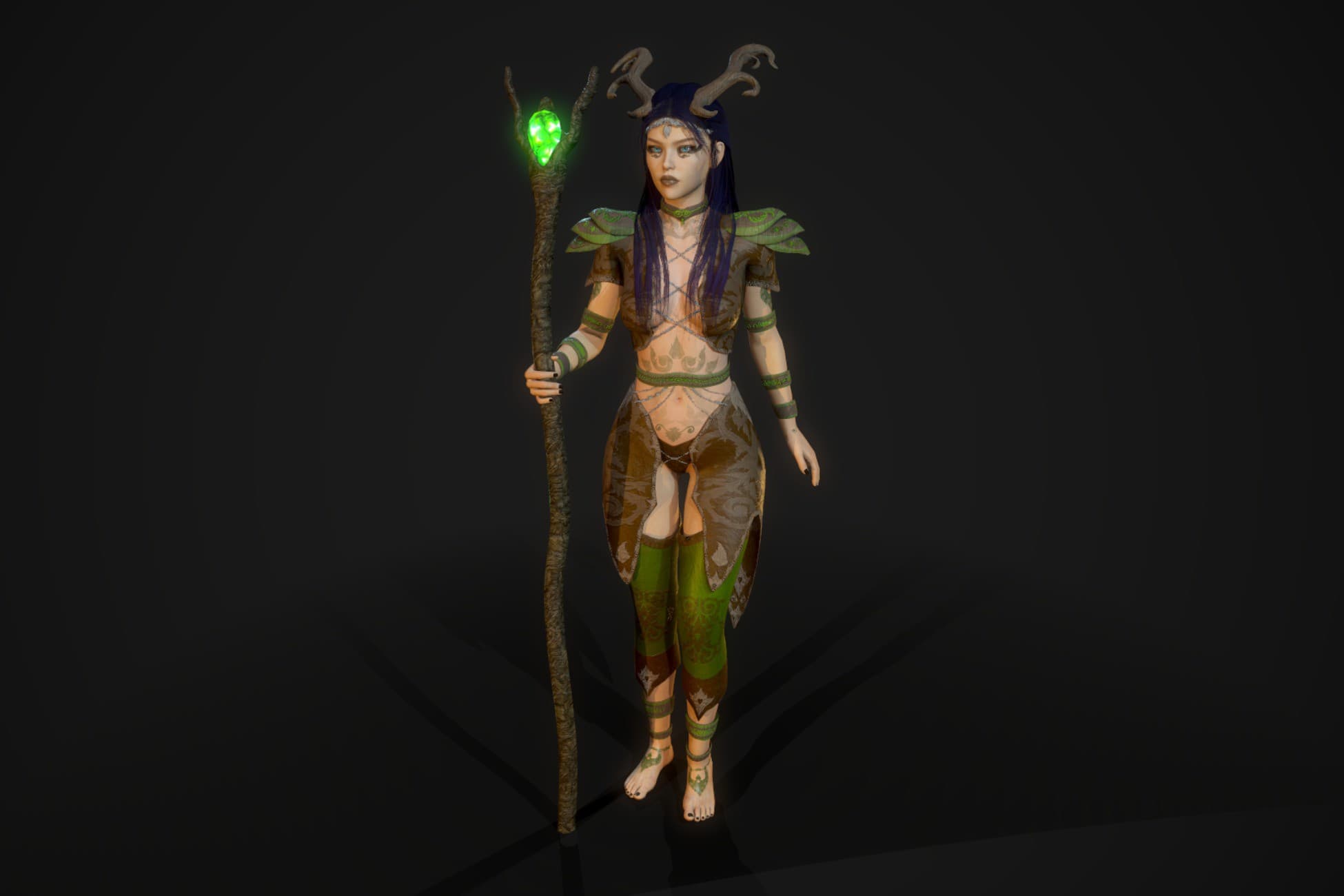 Forest Druid Girl