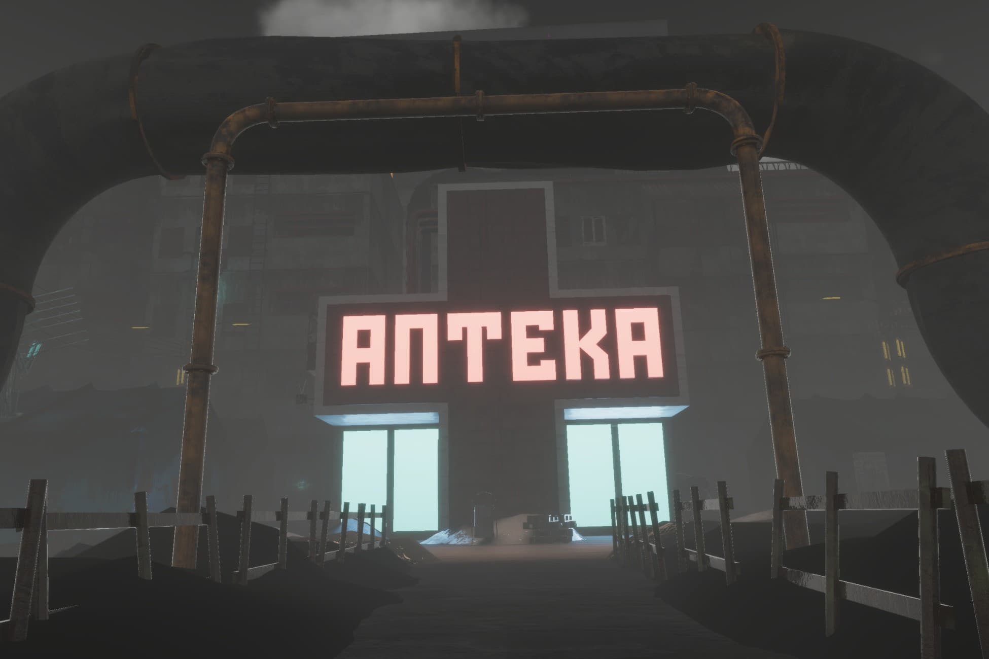 Soviet Cyberpunk City