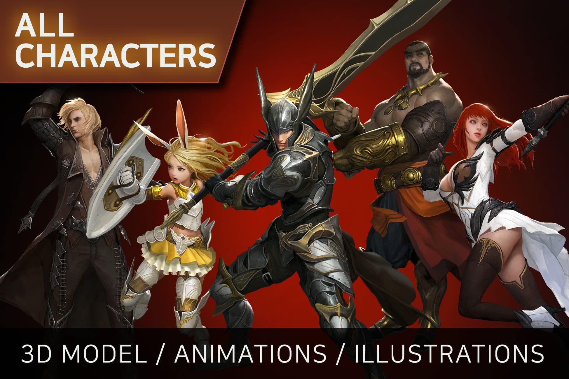 MMORPG Character Pack - All Characters