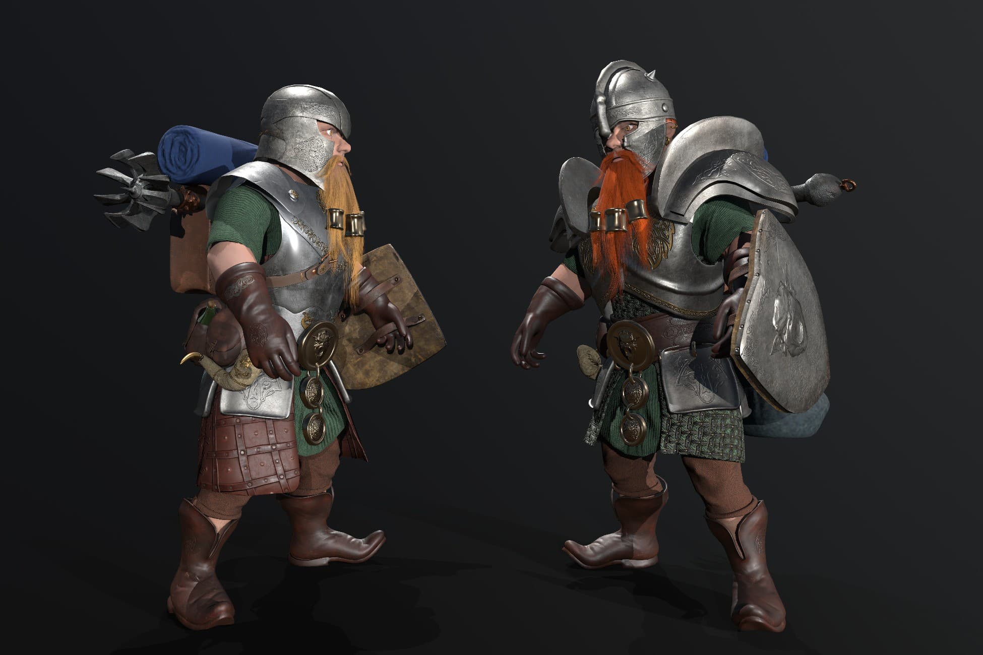 Dwarf Grenadier game ready