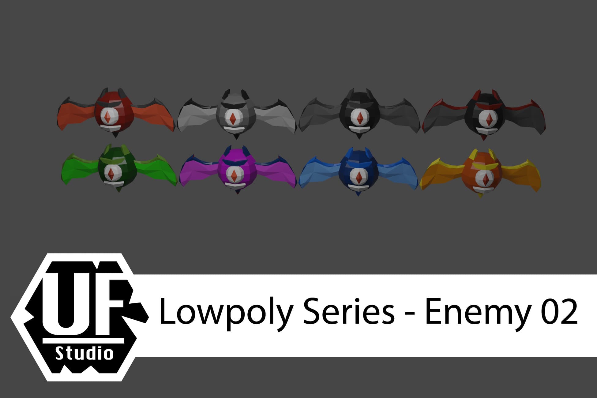 Lowpoly Series One Eye Bat