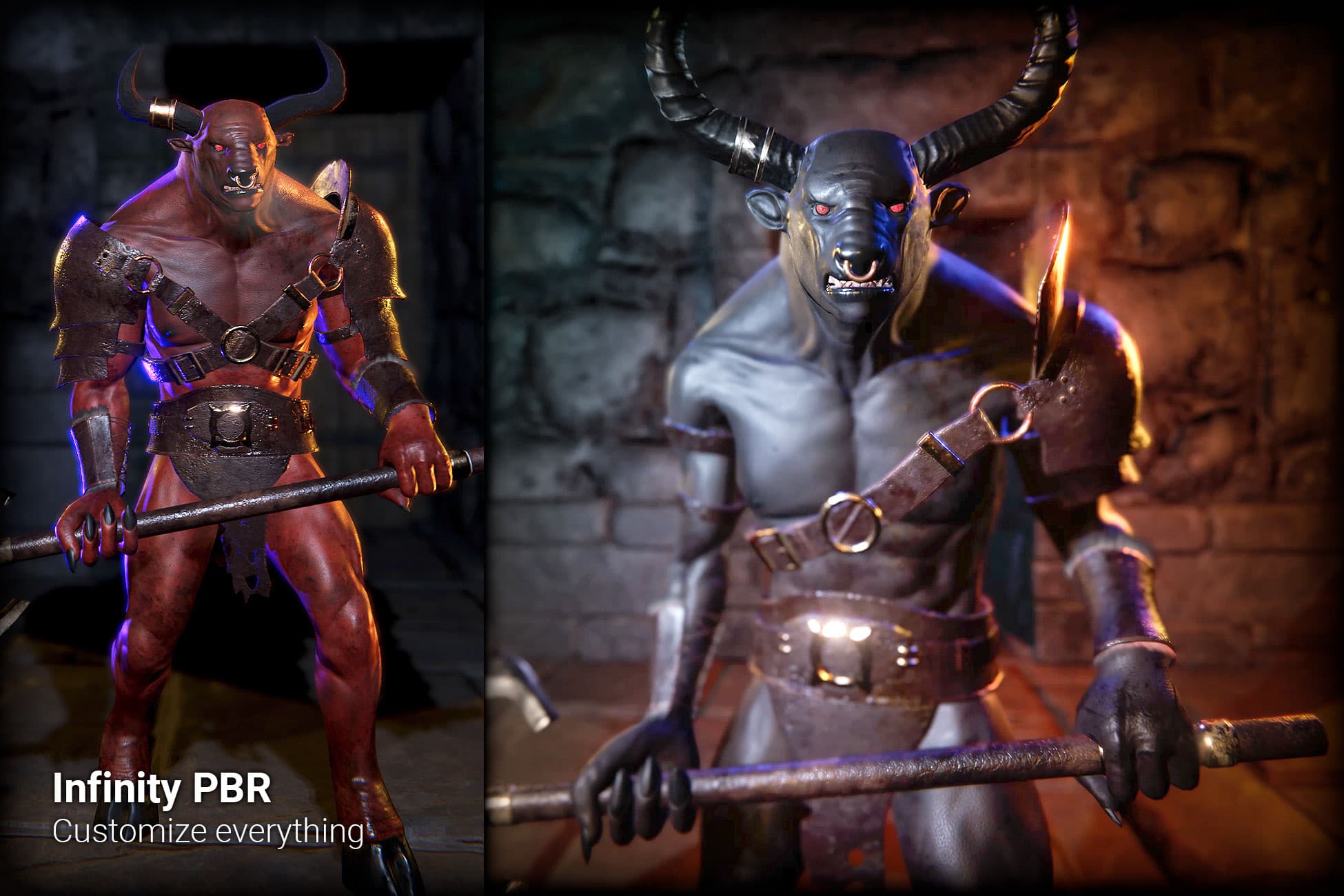 Minotaur Character Pack - Fantasy RPG