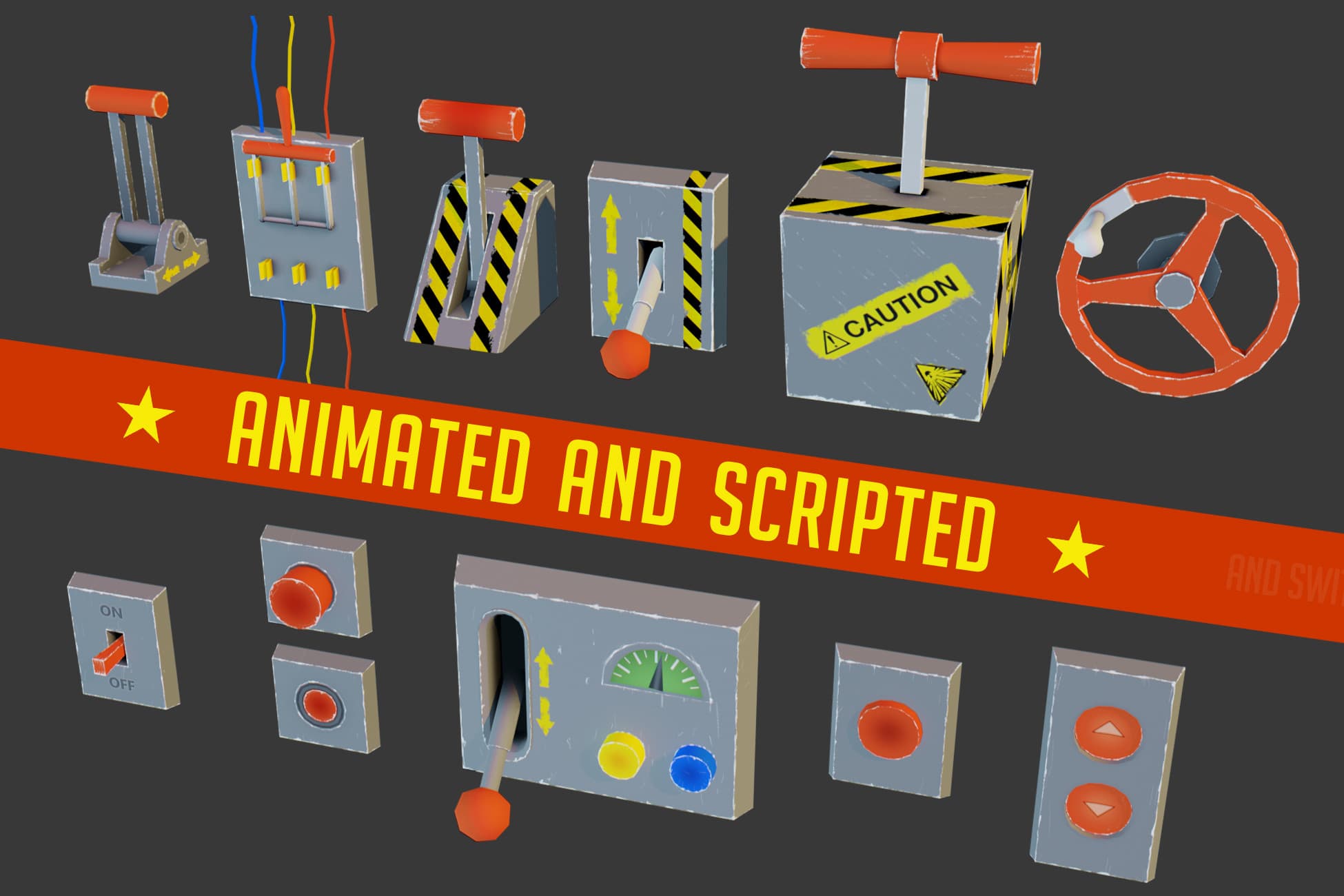 Levers, Buttons and Switches