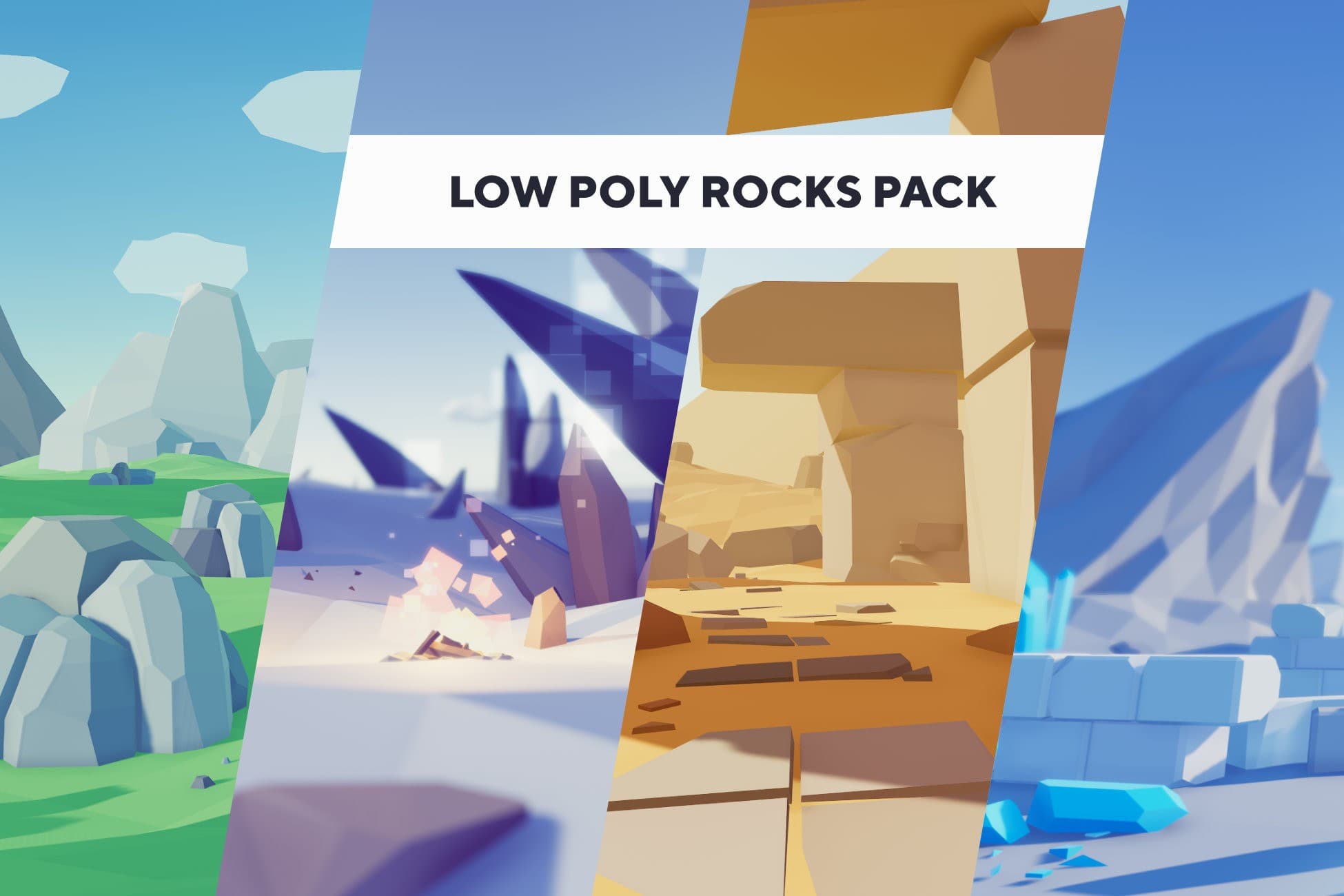 Low Poly Rocks Pack