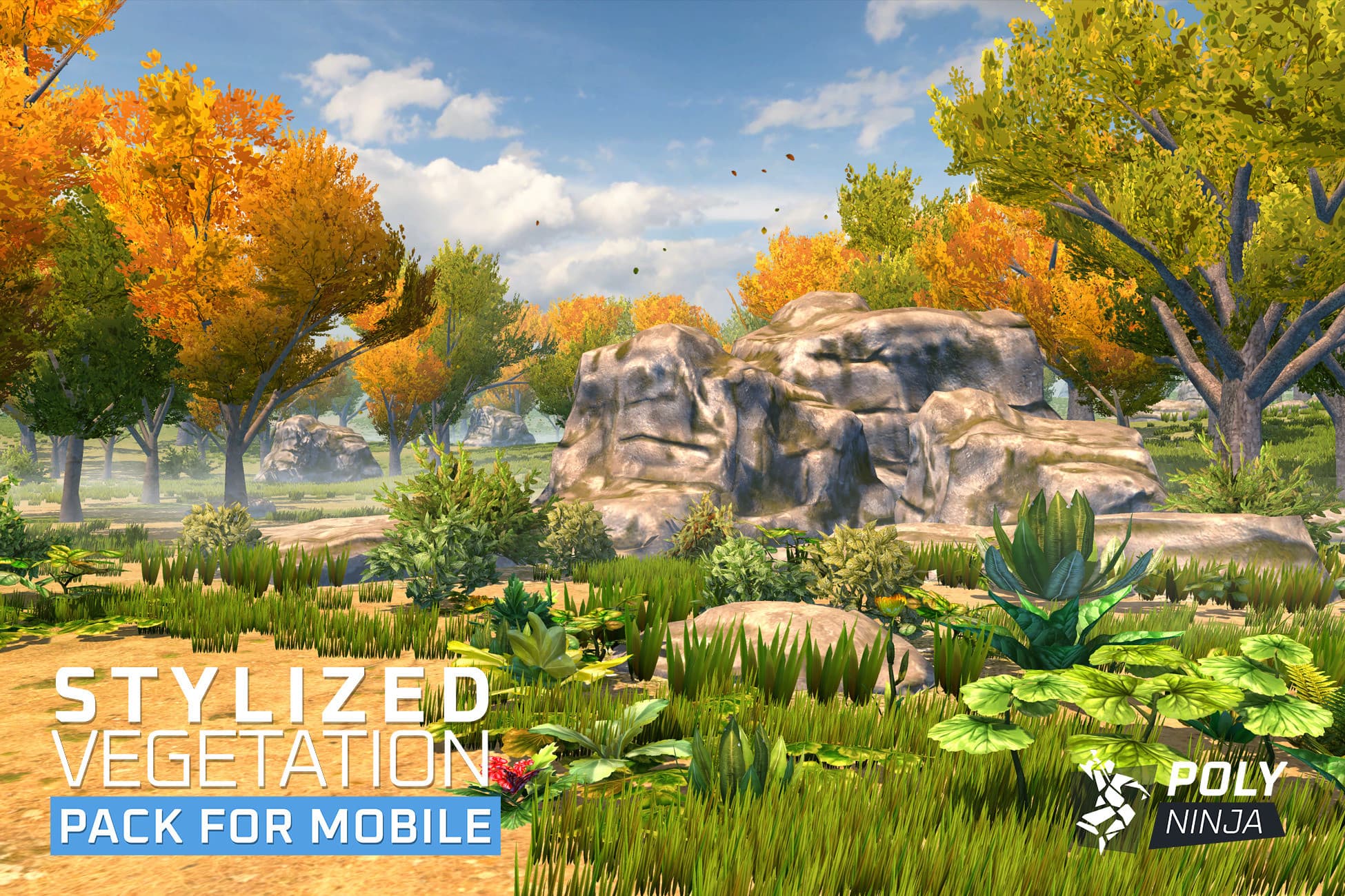 Stylized Vegetation Pack - Low Poly URP Nature