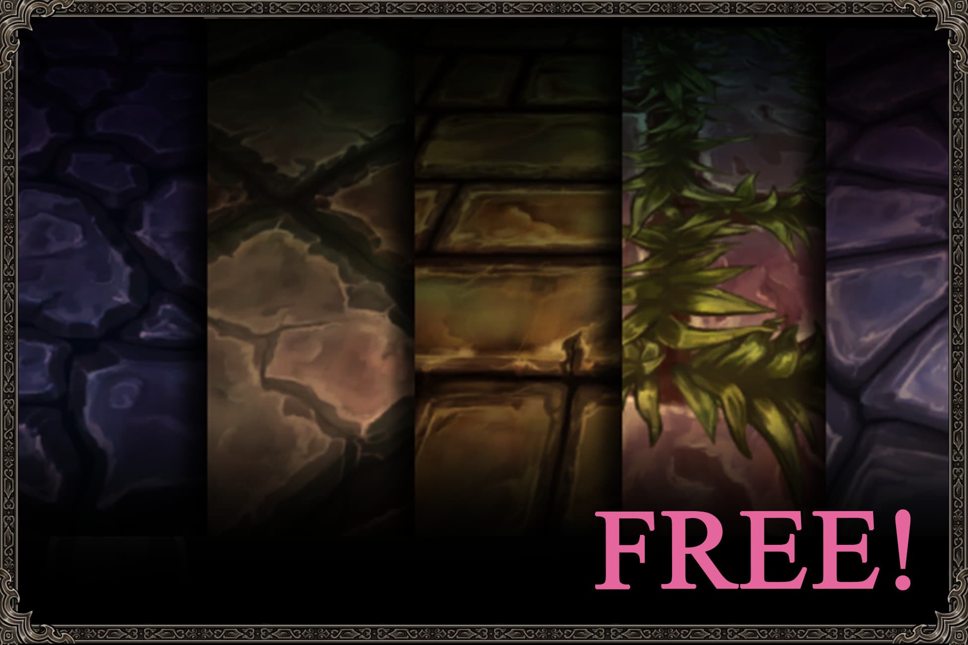 Hand Painted Textures: Stone Tiles