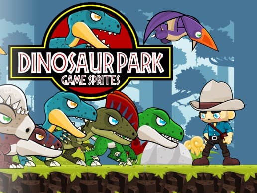 Dinosaur Park - Game Sprites