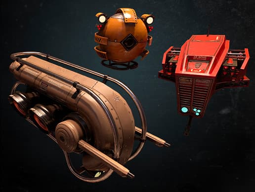 Sci Fi Drone Pack