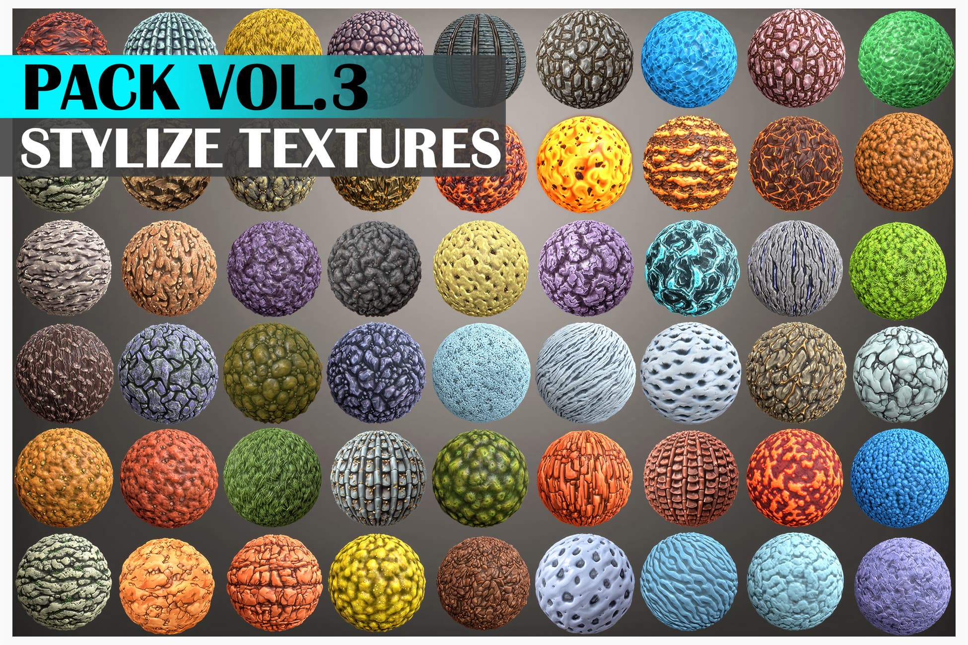 Stylized Texture Pack - VOL.03 Textures