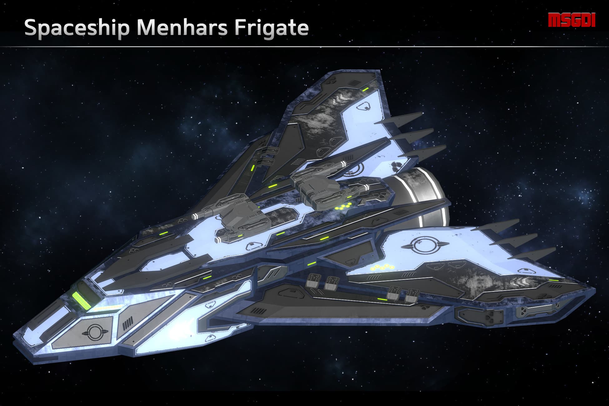 Spaceship Menhars Frigate