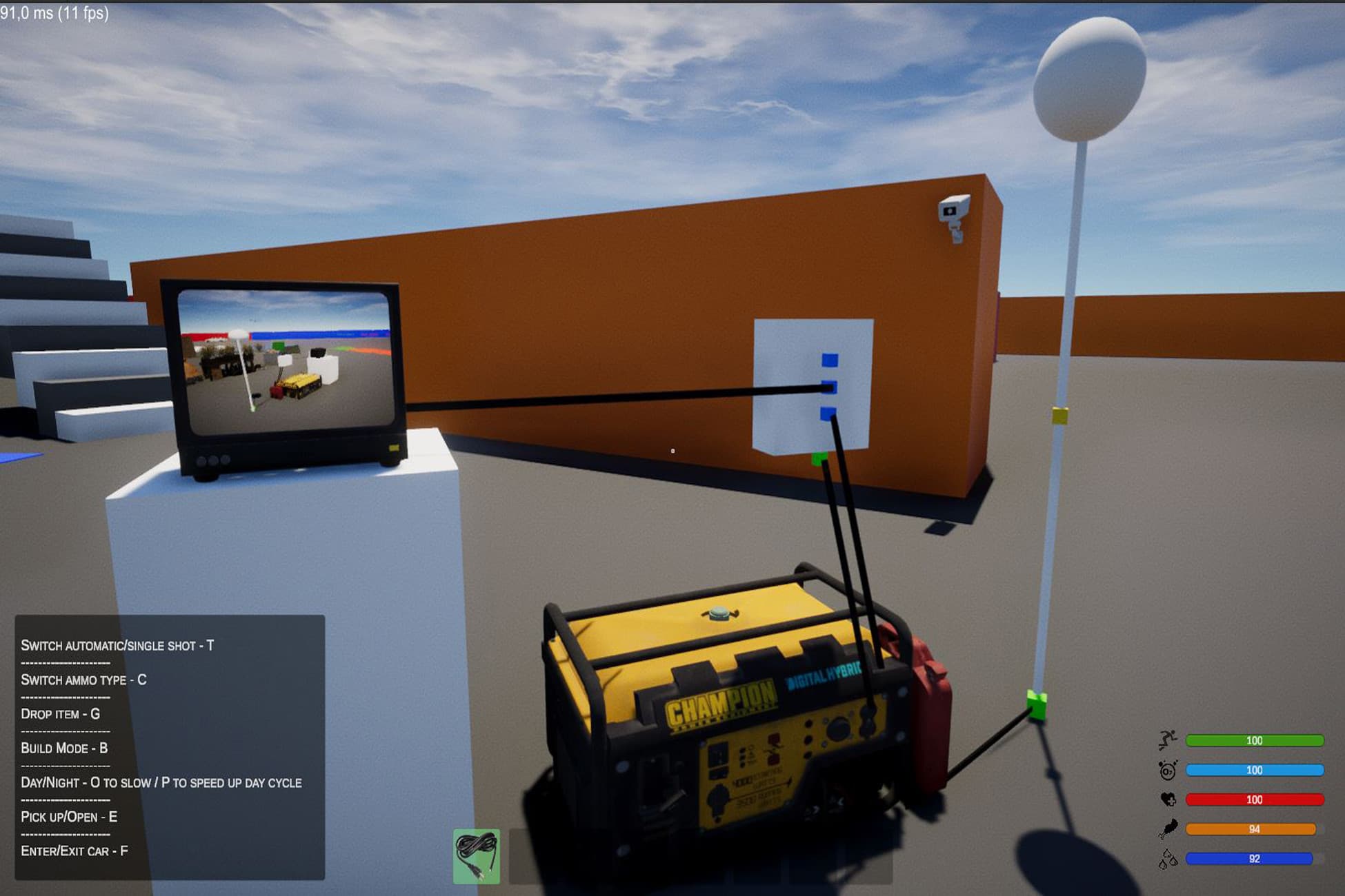 Electricity System For UST FPS