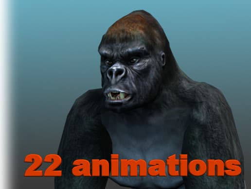 Cartoon Animal - Gorilla