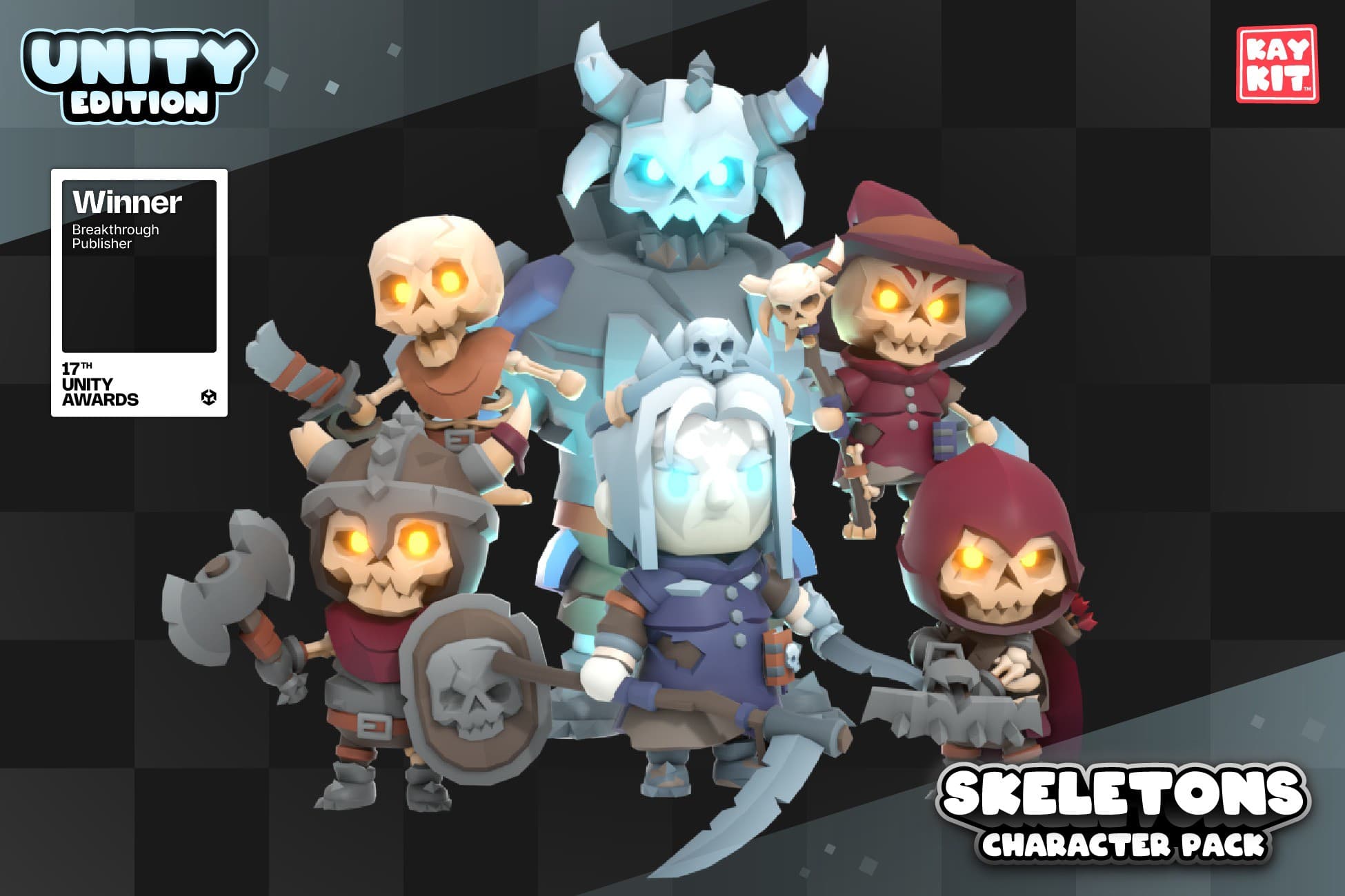 KayKit - Skeletons Character Pack (for Unity)