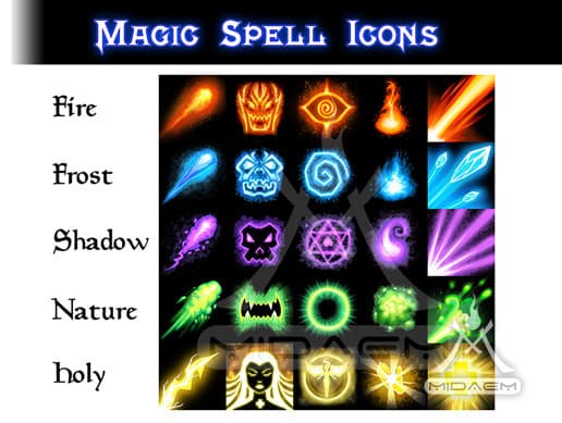 Magic Spell Icons