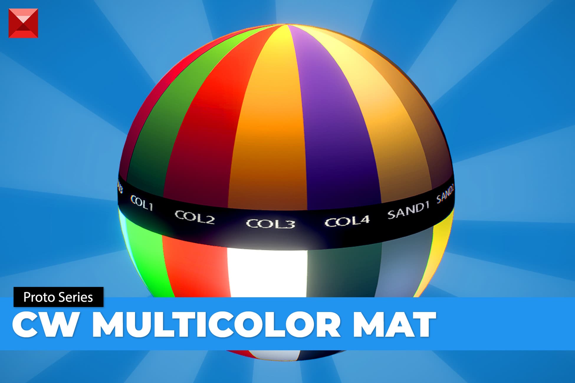 URP Multicolor Material - Proto Series