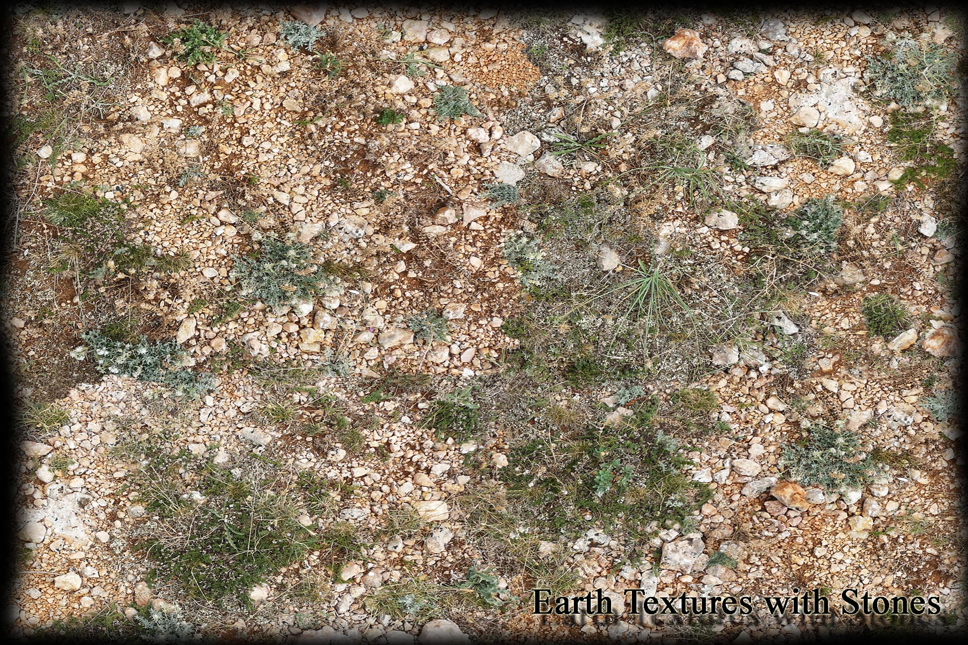 Earth Textures with Stones