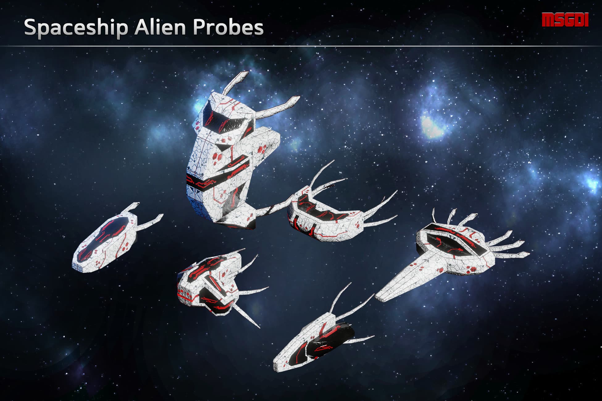 Spaceship Alien Probes