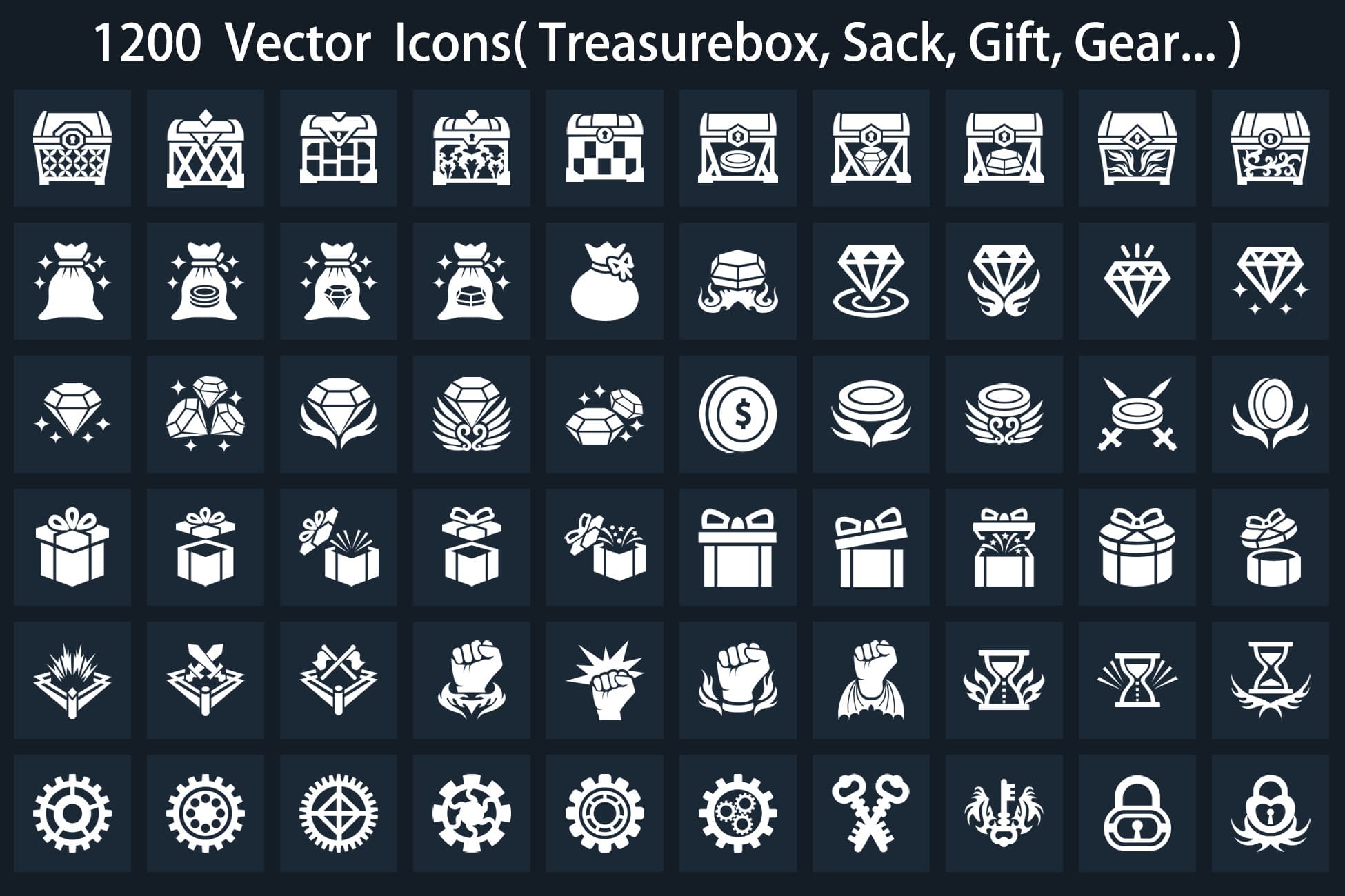 Clean Flat Icons 4