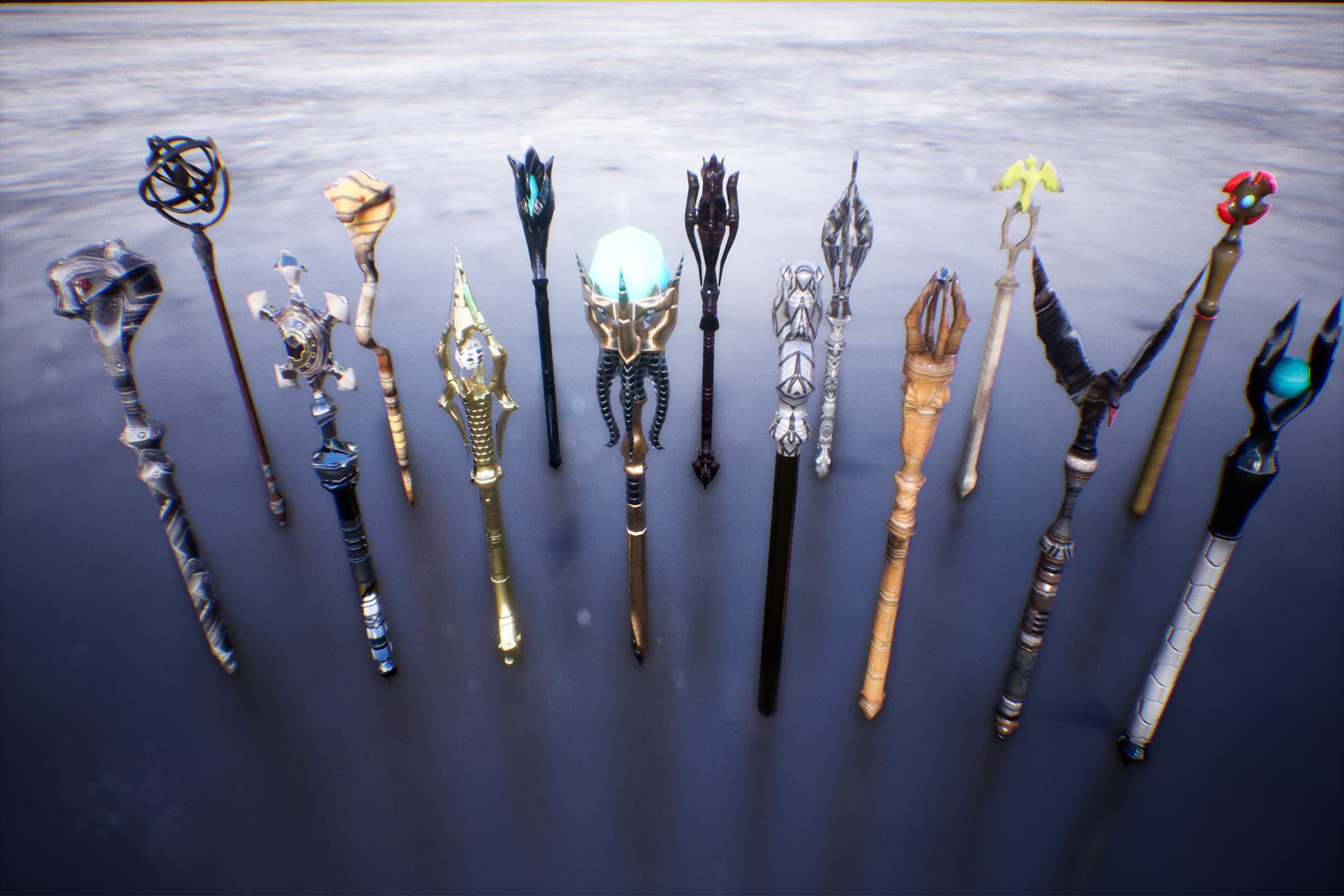 Wizard Staffs / 14+ Models