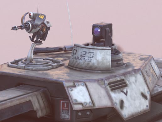 Sci-fi tank PBR