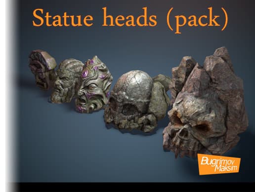 Statue Heads (Pack)
