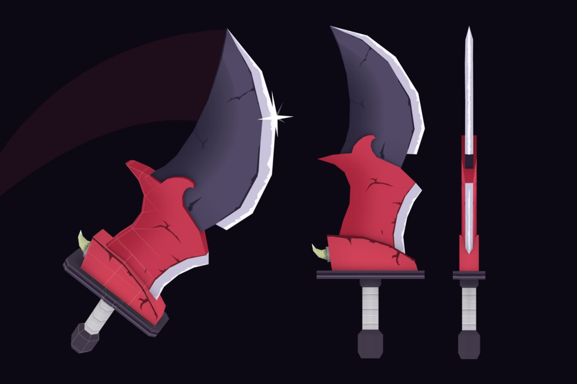 3D Cartoon Sword